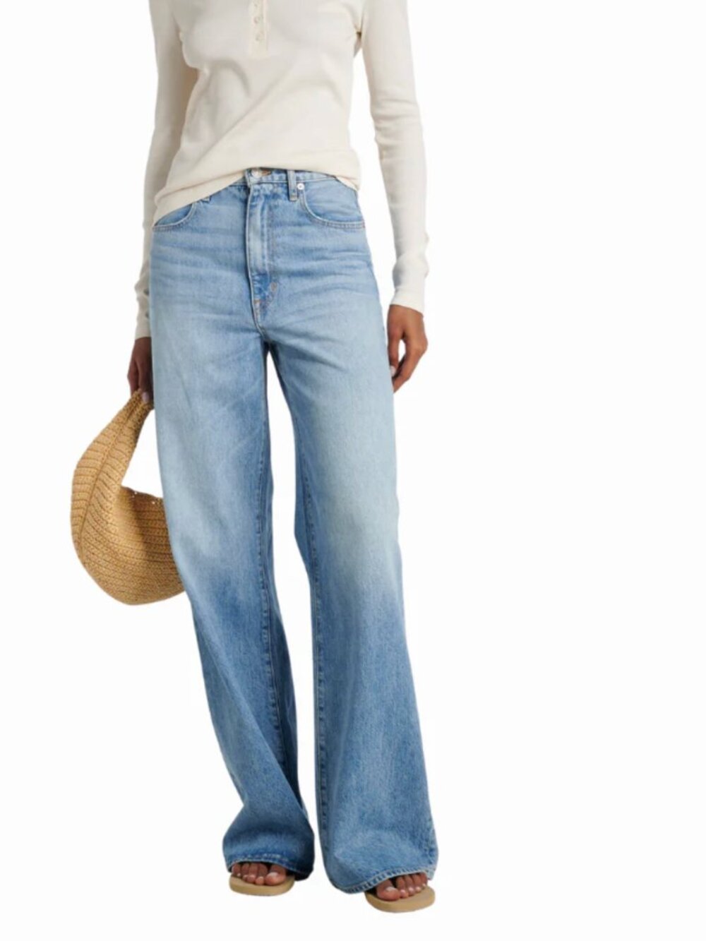 SLVRLAKE EVA wide-leg jeans
